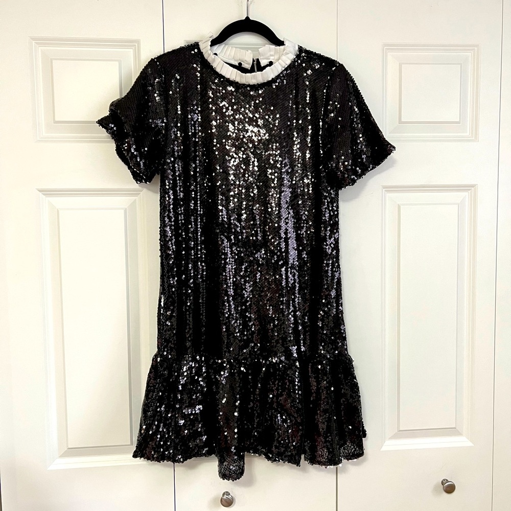 Nordstroms Melloday Black Sequin Dress - L
